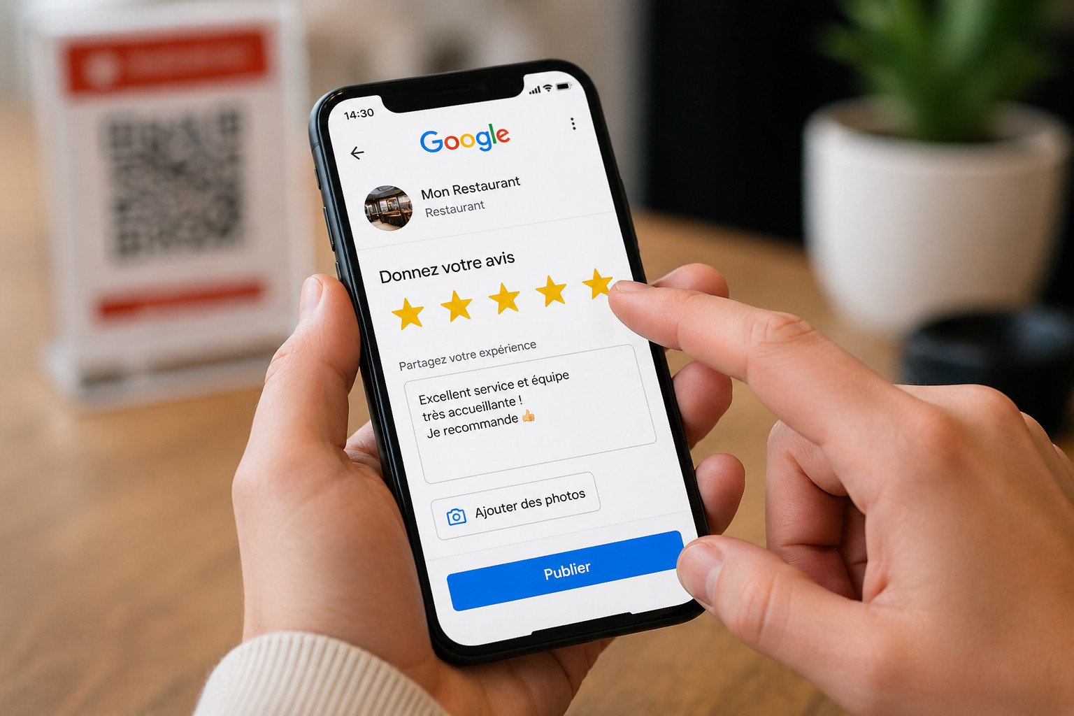 Avis Google 5 étoiles