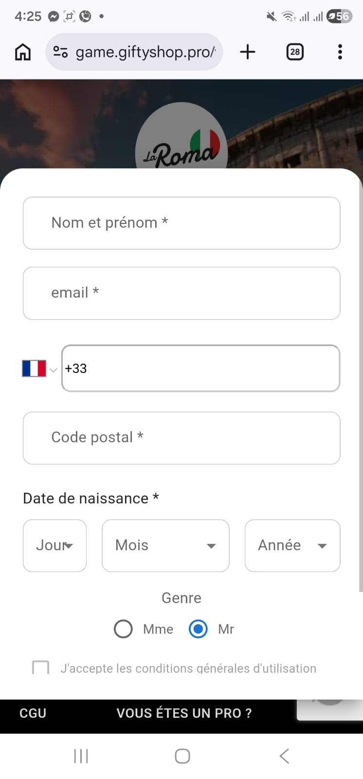 Gain cadeau Giftyshop